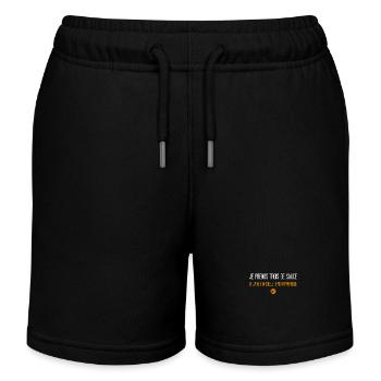 Je prends trois de sauce et j'achète un squelette - Short de jogging enfant bio Stanley/Stella - noir - Devant