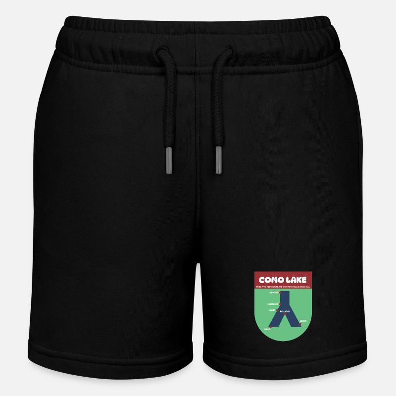 COMER SEE - Kinder Organic Joggingshorts Mini Bolter von Stanley/Stella - Schwarz