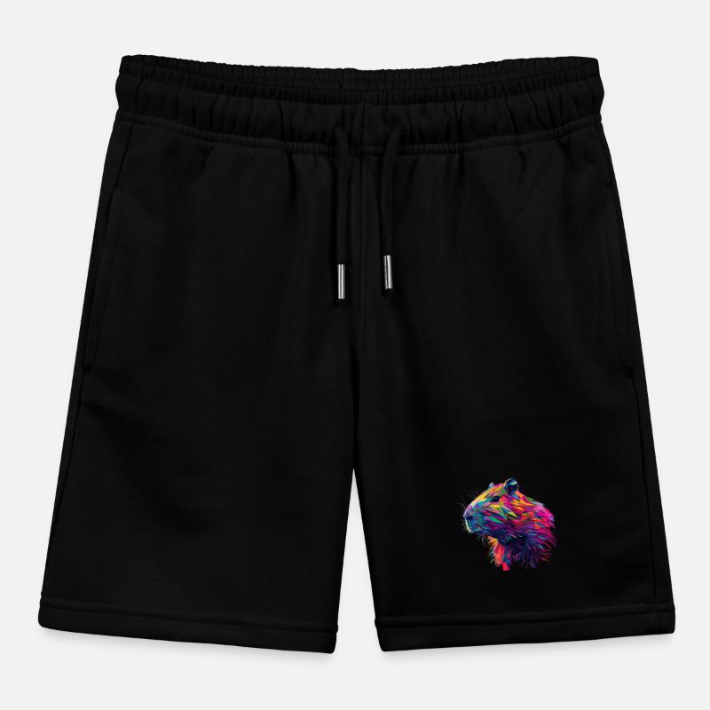 Capybara polygone cadeau Short de jogging enfant bio Stanley/Stella