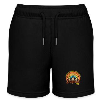 April 1990 April Geburtstag 1990 April Original - Kinder Organic Joggingshorts Mini Bolter von Stanley/Stella - Schwarz - Vorne