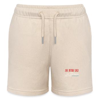 Jiu Jitsu Papa Kampfsport Sportliebhaber Japan - Kinder Organic Joggingshorts Mini Bolter von Stanley/Stella - Natur - Vorne