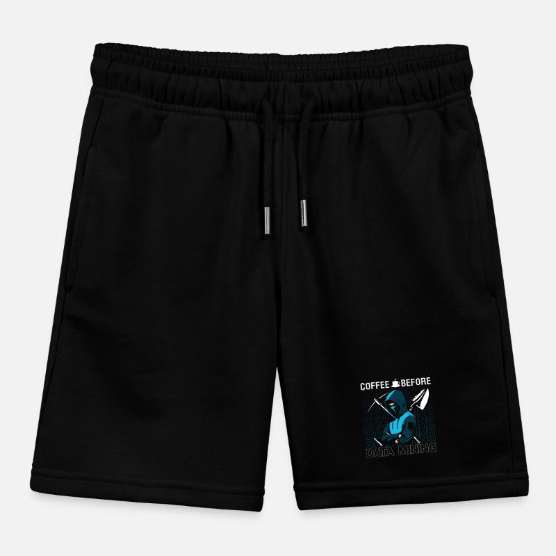 Data Miner Coffee Before Data Science Coffee Lover Kinder Organic Joggingshorts Mini Bolter von Stanley/Stella