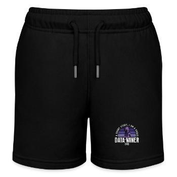 Data Miner A Short Story I Am A Proud Programmer - Kinder Organic Joggingshorts Mini Bolter von Stanley/Stella - Schwarz - Vorne