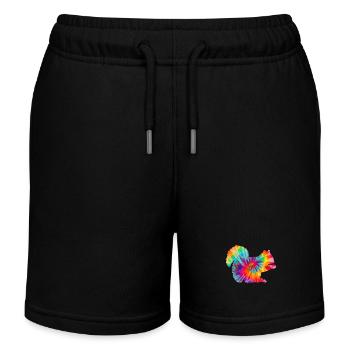 Squirrel - Kids Organic Sweat Shorts by Stanley/Stella - black - Front