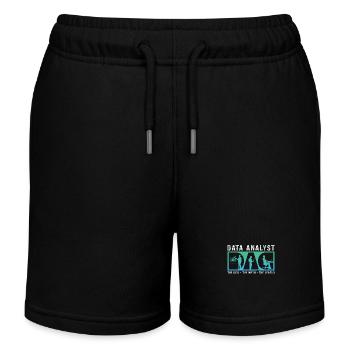 Data Analyst Dad The Idol The Myth Data Scientist - Kinder Organic Joggingshorts Mini Bolter von Stanley/Stella - Schwarz - Vorne