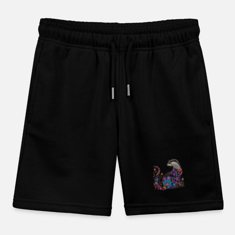 Otter Blumen Vintage Geschenk Kinder Organic Joggingshorts Mini Bolter von Stanley/Stella
