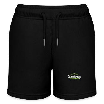 My Passions include Bouldering and That's all - Kids Organic Sweat Shorts by Stanley/Stella - black - Front