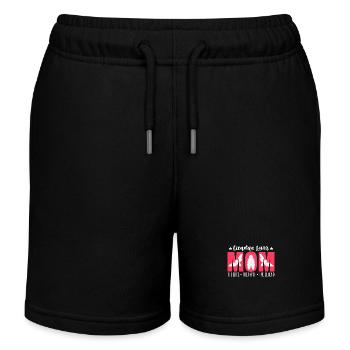 Cicadas Lover Mom The Idol The Homopterous Insect - Kinder Organic Joggingshorts Mini Bolter von Stanley/Stella - Schwarz - Vorne