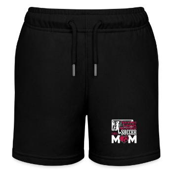 Soccer Destined To Be A Soccer Mom - Kids Organic Sweat Shorts by Stanley/Stella - black - Front