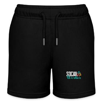 Social Worker Social Worker My Job - Kids Organic Sweat Shorts by Stanley/Stella - black - Front