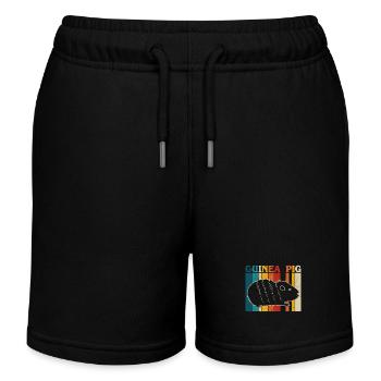 Cobaye - Short de jogging enfant bio Stanley/Stella - noir - Devant