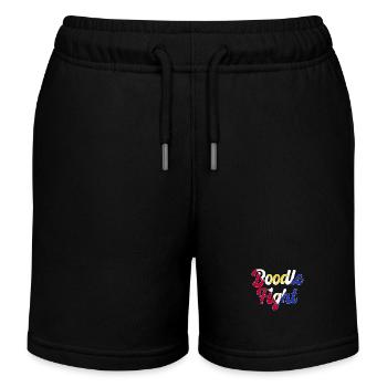 Philippinischer Boodle Fight - Kinder Organic Joggingshorts Mini Bolter von Stanley/Stella - Schwarz - Vorne