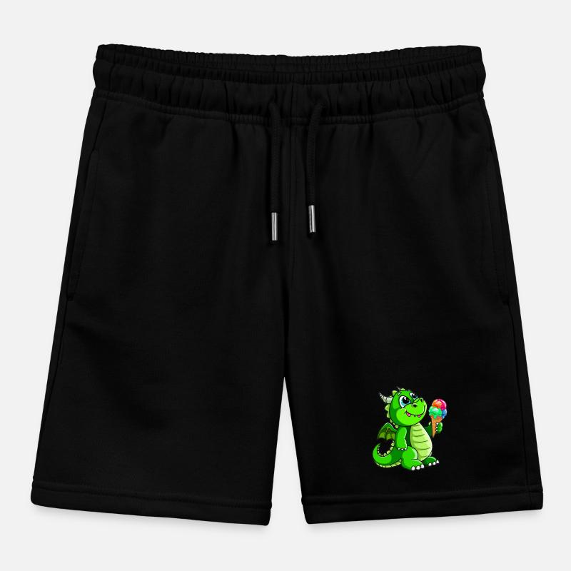 Drache mit Eis Comic Kinder Organic Joggingshorts Mini Bolter von Stanley/Stella