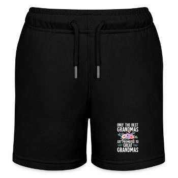 Beste Ur-Oma-Kunst für Oma-Frauen Großartig - Kinder Organic Joggingshorts Mini Bolter von Stanley/Stella - Schwarz - Vorne