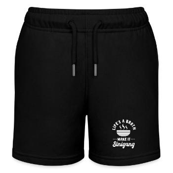 Sinigang - Kinder Organic Joggingshorts Mini Bolter von Stanley/Stella - Schwarz - Vorne