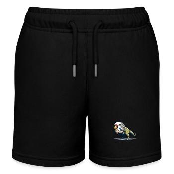 Perruche T-Rex - Short de jogging enfant bio Stanley/Stella - noir - Devant