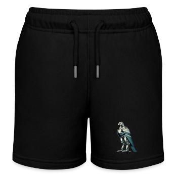 Robot Faucon, Robofalcon, Robot Faucon - Short de jogging enfant bio Stanley/Stella - noir - Devant