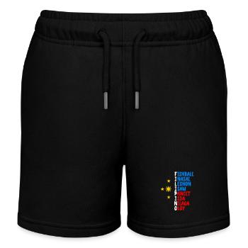 Filipino Pride Heritage Culture Roots Design - Kinder Organic Joggingshorts Mini Bolter von Stanley/Stella - Schwarz - Vorne