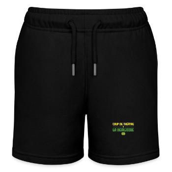 Coup de théâtre à la Beaujoire Expression de football - Kinder Organic Joggingshorts Mini Bolter von Stanley/Stella - Schwarz - Vorne