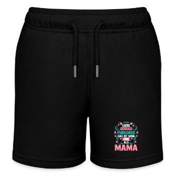Mutter Muttertag Mama - Kinder Organic Joggingshorts Mini Bolter von Stanley/Stella - Schwarz - Vorne