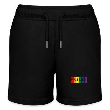 Couleurs de la fierté - Short de jogging enfant bio Stanley/Stella - noir - Devant