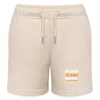 Dialysis Team Gift - Kids Organic Sweat Shorts by Stanley/Stella - soft Ecru - Front