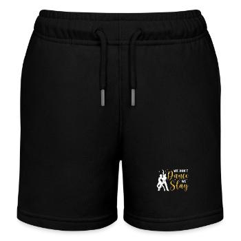 Ballroom Dance We Don't Dance We Slay Dance Floor - Kids Organic Sweat Shorts by Stanley/Stella - black - Front