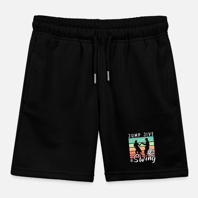 Swing Dance Jump Jive & Retro Dancing Swing Dancer Short de jogging enfant bio Stanley/Stella