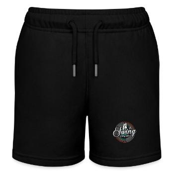 Swing Dance It's Swing Party Time Ballroom Dance - Kids Organic Sweat Shorts by Stanley/Stella - black - Front