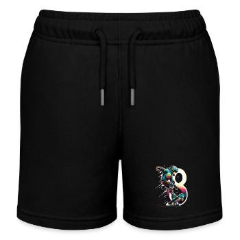 Skateboard Skater Design pour les garçons de 8 ans - Short de jogging enfant bio Stanley/Stella - noir - Devant