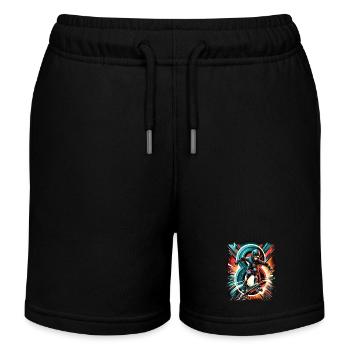 Skateboard Skater Design pour les garçons de 8 ans - Short de jogging enfant bio Stanley/Stella - noir - Devant