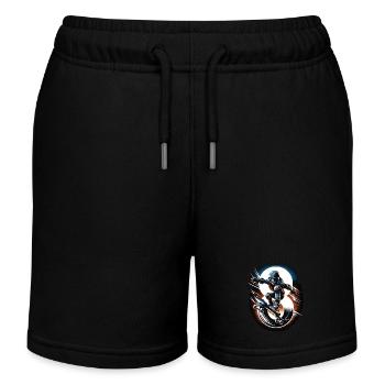 Skateboard Skater Design pour les garçons de 8 ans - Short de jogging enfant bio Stanley/Stella - noir - Devant