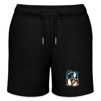 Skateboard Skater Design pour les garçons de 8 ans - Short de jogging enfant bio Stanley/Stella - noir - Devant