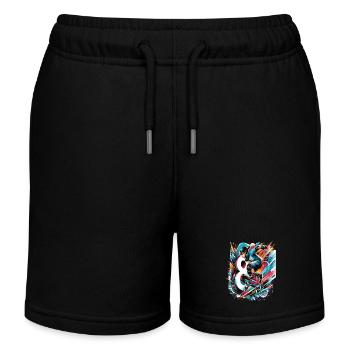 Skateboard Skater Design pour les garçons de 8 ans - Short de jogging enfant bio Stanley/Stella - noir - Devant