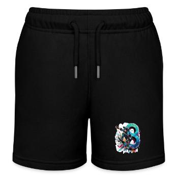 Skateboard Skater Design pour les garçons de 8 ans - Short de jogging enfant bio Stanley/Stella - noir - Devant