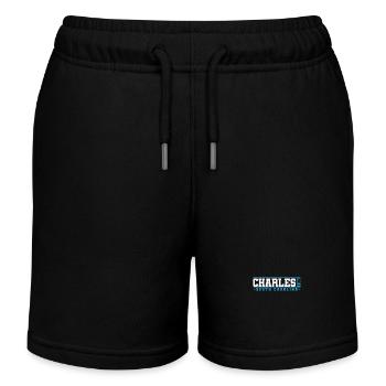 Charleston South Carolina Stadt in den USA - Kinder Organic Joggingshorts Mini Bolter von Stanley/Stella - Schwarz - Vorne