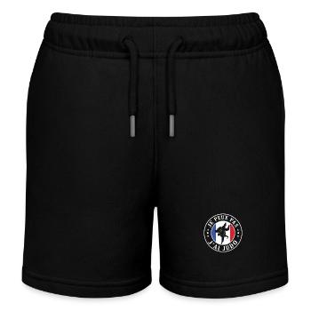 Ich kann nicht Judo, Judoka, japanische Kampfkunst - Kinder Organic Joggingshorts Mini Bolter von Stanley/Stella - Schwarz - Vorne