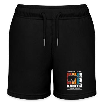 Banff - Short de jogging enfant bio Stanley/Stella - noir - Devant
