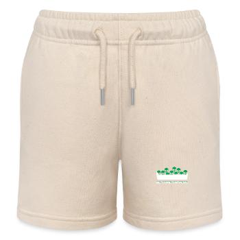 Wir kommen in Erbsen TShirt Lustiges außerirdisches Leben - Kinder Organic Joggingshorts Mini Bolter von Stanley/Stella - Natur - Vorne