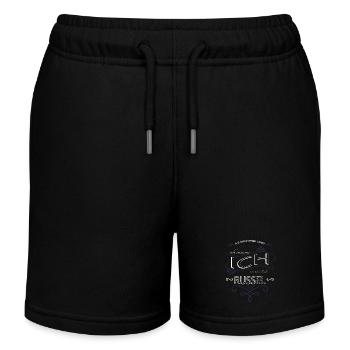 bday lieblingshund terrier bluthund bullterrier - Kinder Organic Joggingshorts Mini Bolter von Stanley/Stella - Schwarz - Vorne