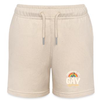 Regenbogen Sind Nur Schwule Blitze - Kinder Organic Joggingshorts Mini Bolter von Stanley/Stella - Natur - Vorne