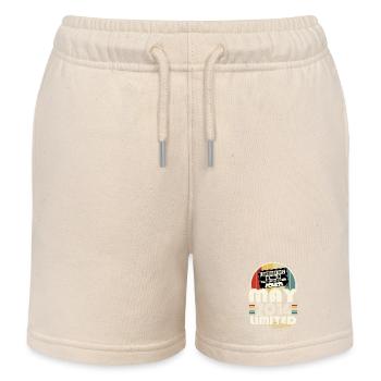Mai 2014 Vintage Rétro Cadeau Anniversaire - Short de jogging enfant bio Stanley/Stella - écru doux - Devant