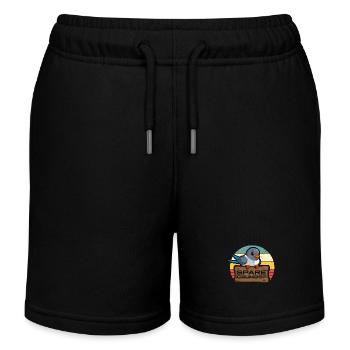 Homing Pigeon Spare Crumbs Loves Pigeon Racing - Kinder Organic Joggingshorts Mini Bolter von Stanley/Stella - Schwarz - Vorne