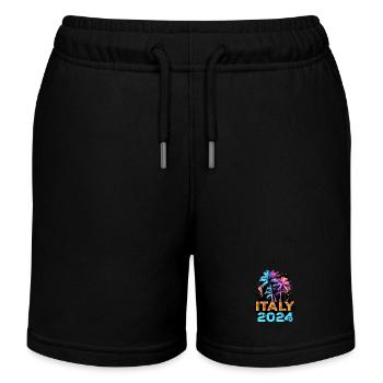 Tour d’Italie 2024 - Short de jogging enfant bio Stanley/Stella - noir - Devant