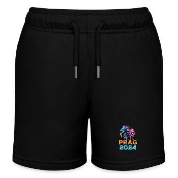 Tournée Prague 2024 - Short de jogging enfant bio Stanley/Stella - noir - Devant