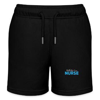 Infirmière en soins palliatifs - Short de jogging enfant bio Stanley/Stella - noir - Devant