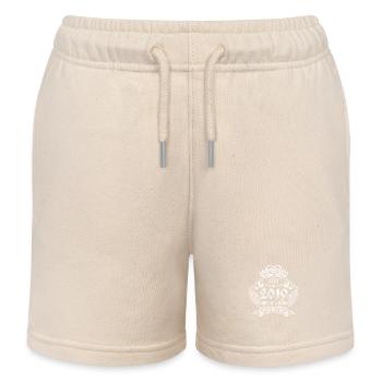 One of a Kind June 2019 Birthday - Kids Organic Sweat Shorts by Stanley/Stella - soft Ecru - Front