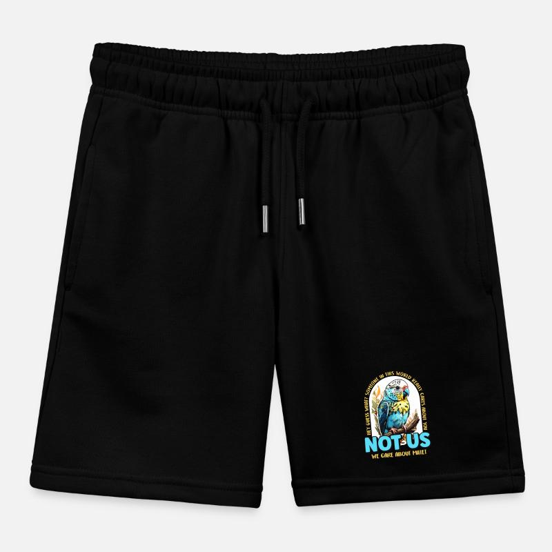 Perruche Hey Devinez quoi Perruche propriétaire Perruche amoureux Short de jogging enfant bio Stanley/Stella