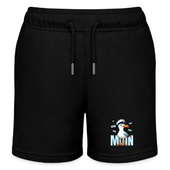 Hambourg Moin Mouette Sailor Lake Funny North Harbor - Short de jogging enfant bio Stanley/Stella - noir - Devant