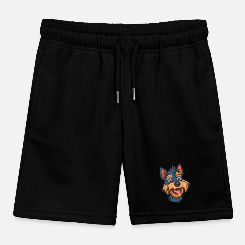 Australian Terrier | Australian Terrier Kids Organic Sweat Shorts by Stanley/Stella